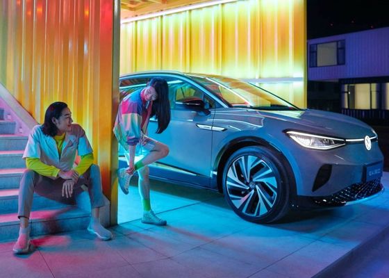 Aile Şirketi İçin Açılabilir Sunroof'lu Tamamen Elektrikli Suv ID4 Crozz Pro Automobile-ev