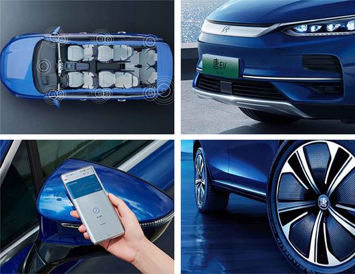 Stokta 2023 Byd Tang Plus Elektrikli Suv Yüksek Hızlı 730 Km Uzun Menzilli Saf Ev Arabası
