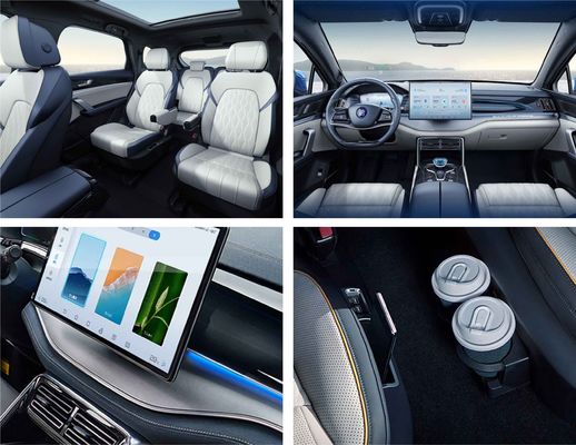 Stokta 2023 Byd Tang Plus Elektrikli Suv Yüksek Hızlı 730 Km Uzun Menzilli Saf Ev Arabası