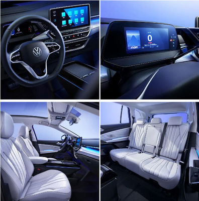 Stokta Volkswagen ID6X Lüks Elektrikli Suv Araba 4wd Satılık Uzun Menzilli Otomobiller EV