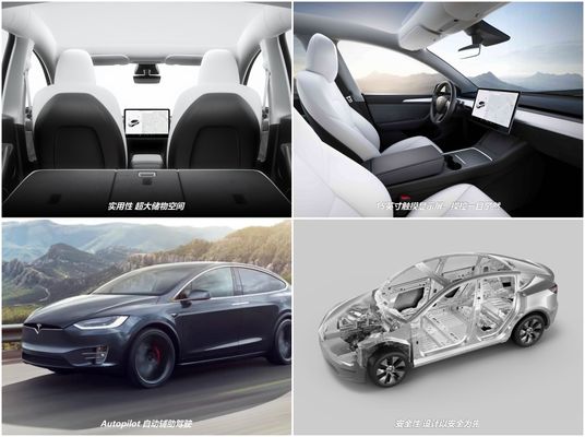 Çin Üretici Yeni Ürün Tesla Model Y Uzun Pil Sürücüsü Versiyonu Kullanılmış Sedan