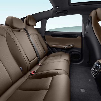 Panoramik Sunroof Leapmotor C01 5 Kapı 5 Koltuk Çerçevesiz Kapı Lüks Ev Arabaları